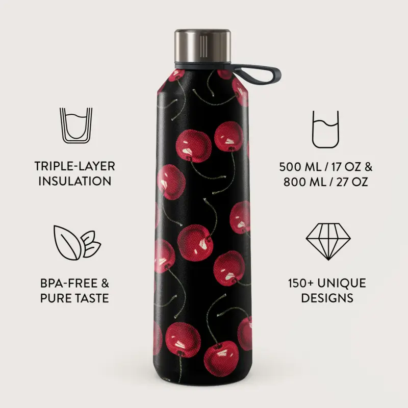 Burga Cherrybomb - Vatten-/Termosflaska 800ml - 2948696
