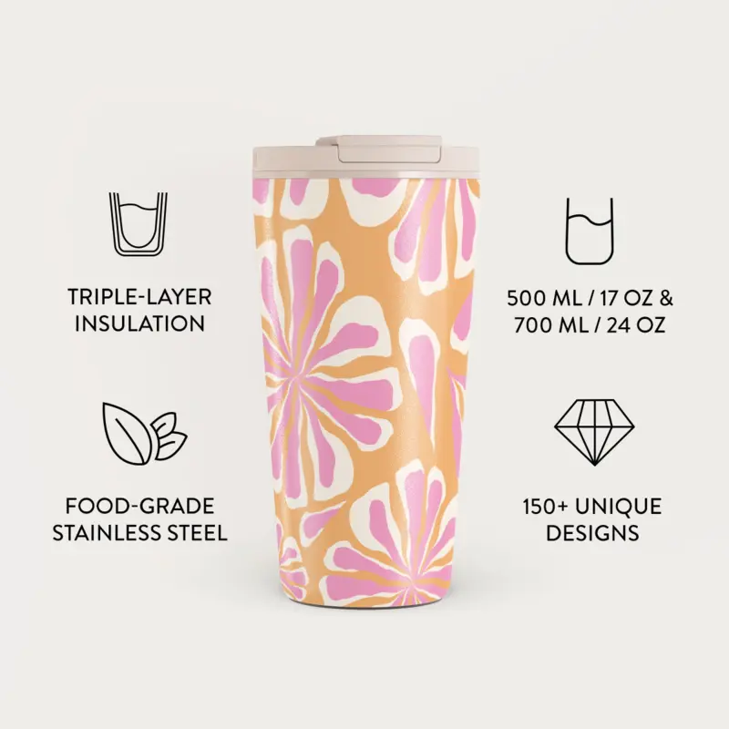 Burga Aloha - Termosmugg med Lock-/Sugrörs set - 2950270