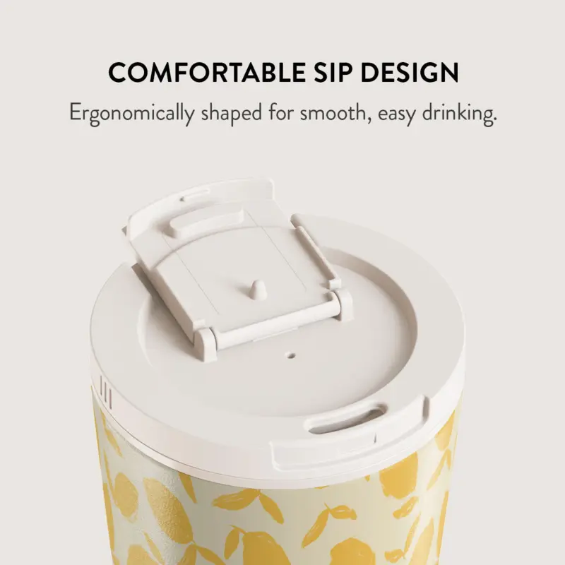 Burga Lemon Tart - Termosmugg med Lock-/Sugrörs set - 2950282