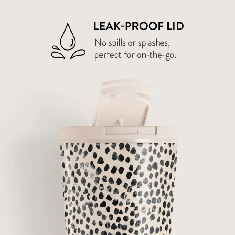 Burga Almond Latte - Termosmugg med Lock-/Sugrörs set - 2950349