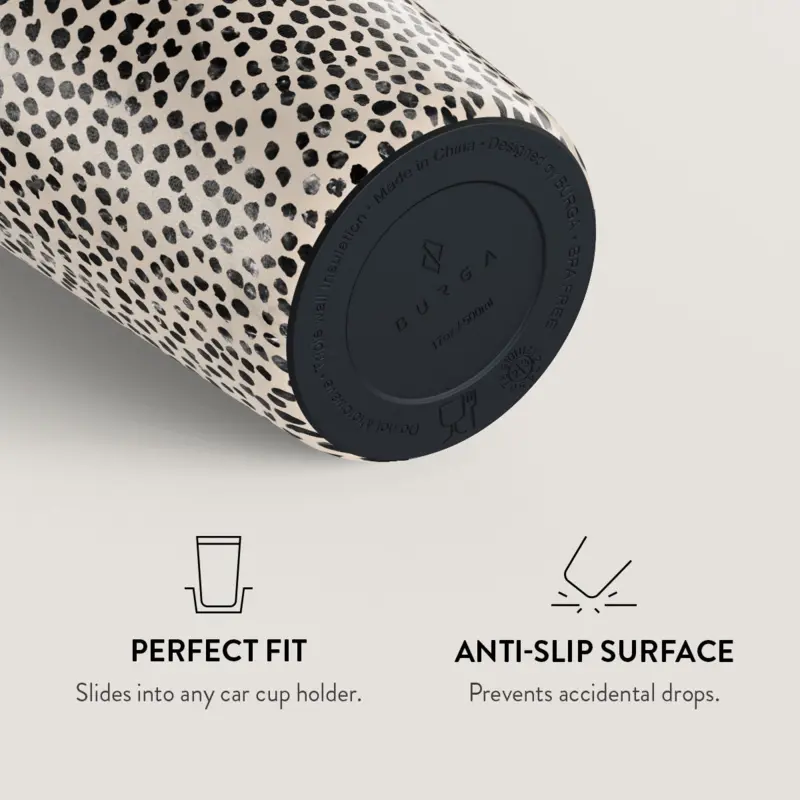 Burga Almond Latte - Termosmugg med Lock-/Sugrörs set - 2950349