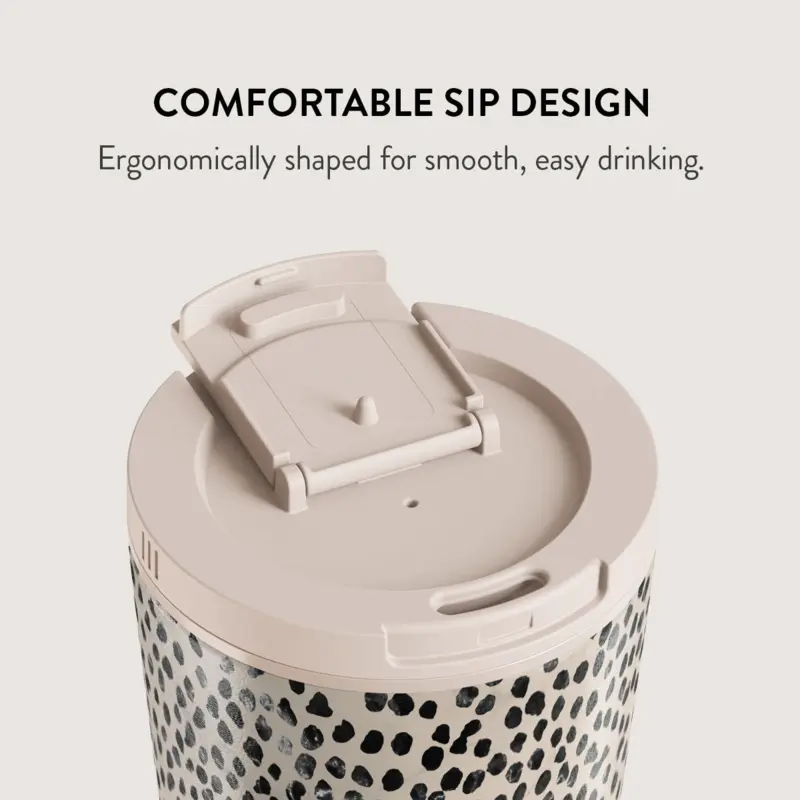 Burga Almond Latte - Termosmugg med Lock-/Sugrörs set - 2950349