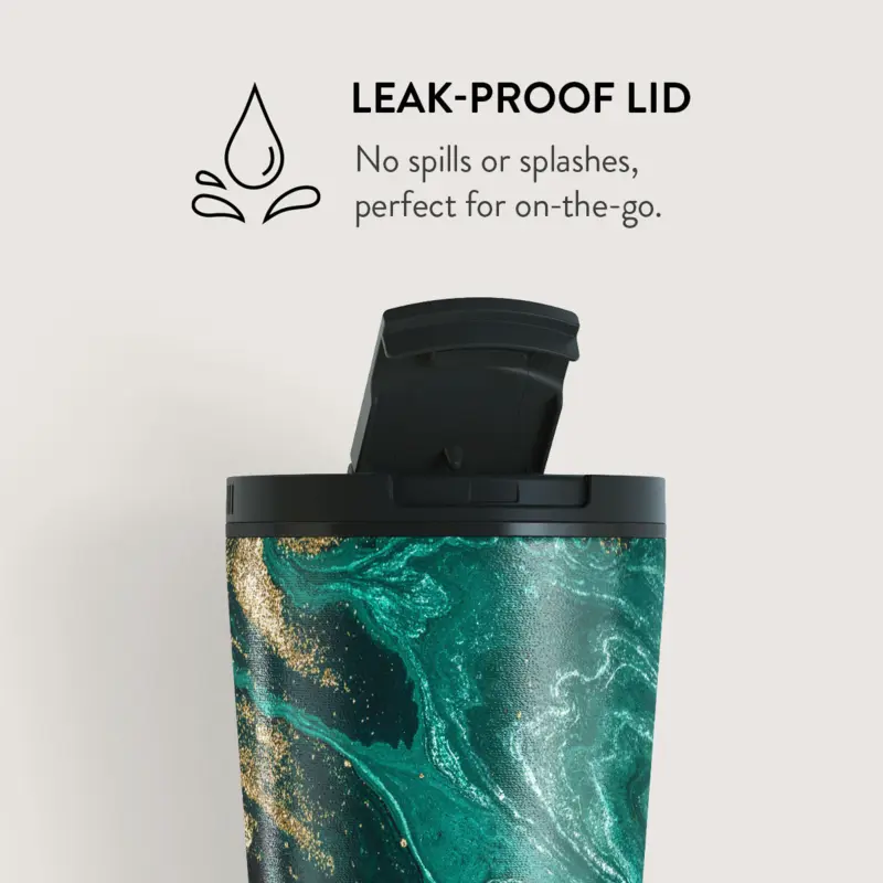 Burga Emerald Pool - Termosmugg med Lock-/Sugrörs set - 2950350