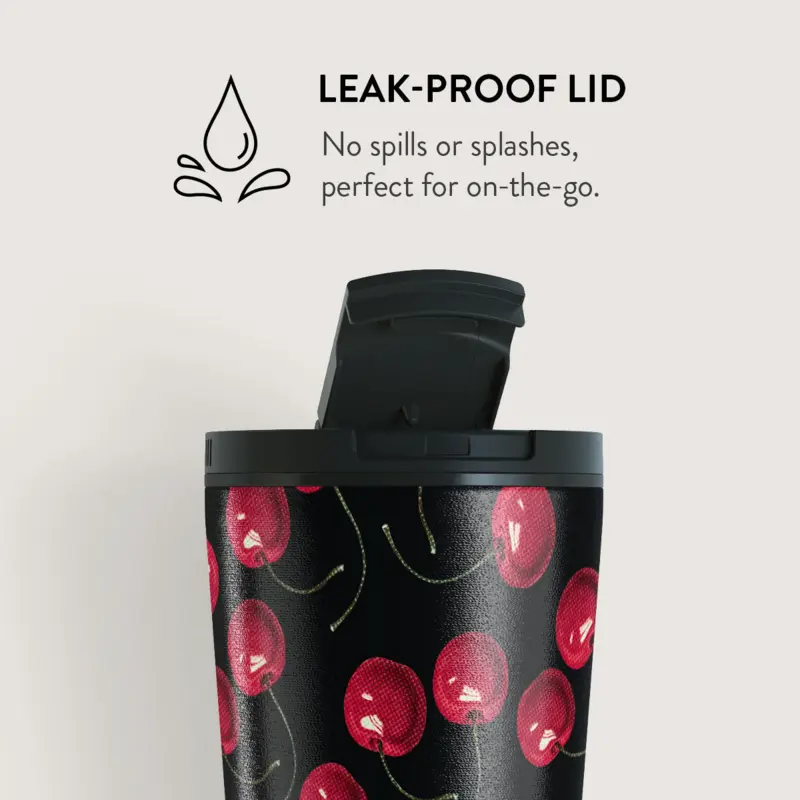 Burga Cherrybomb - Termosmugg med Lock-/Sugrörs set - 2950404