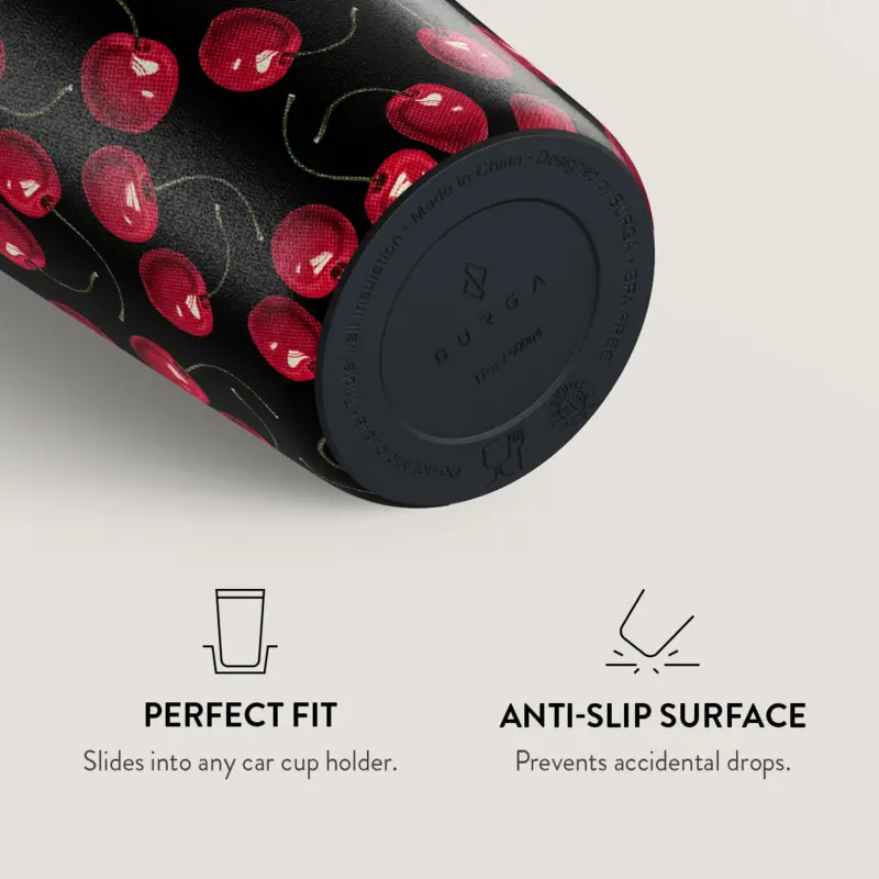 Burga Cherrybomb - Termosmugg med Lock-/Sugrörs set - 2950404