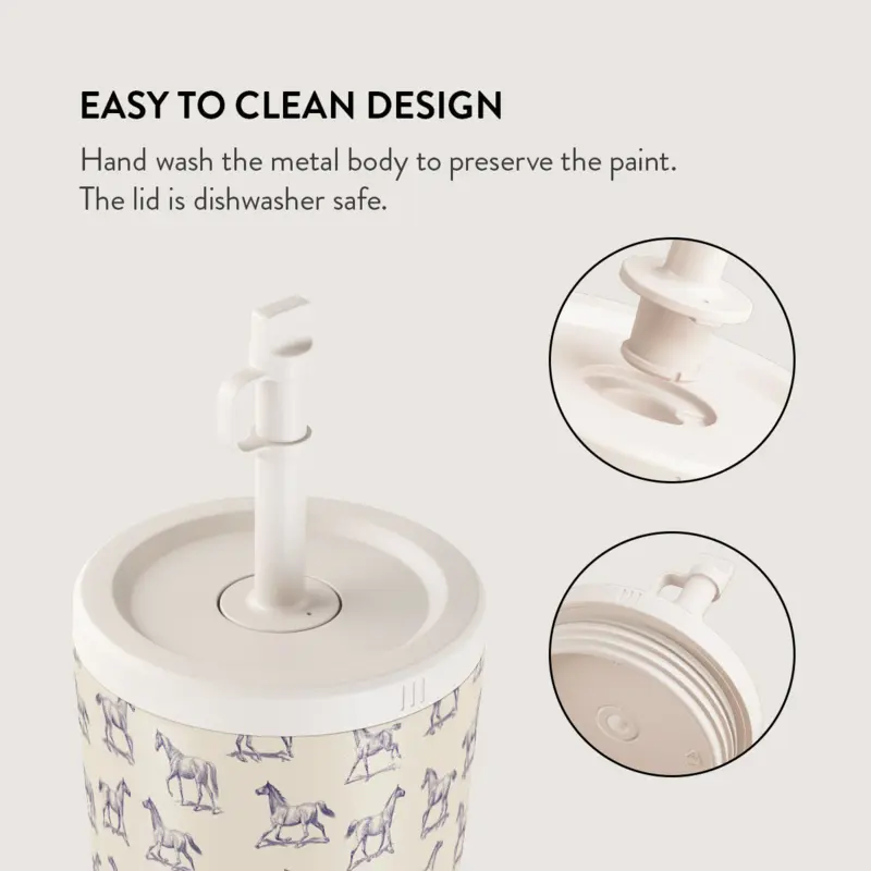 Burga Derby Race - Termosmugg med Lock-/Sugrörs set - 2950470