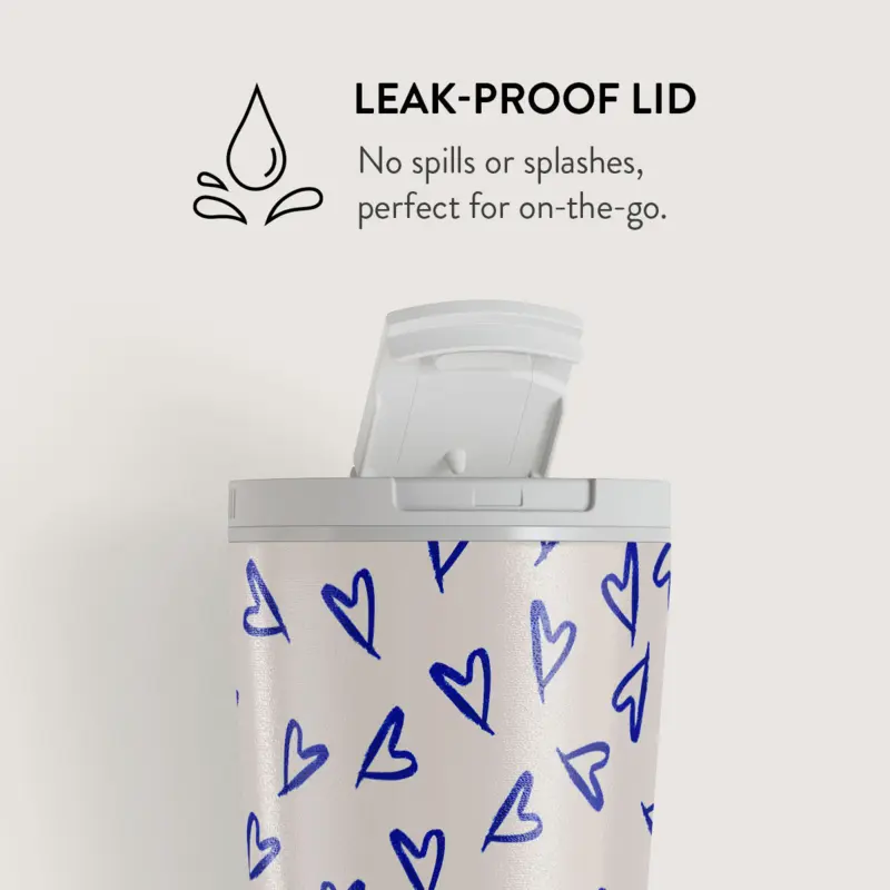 Burga Love Me Right - Termosmugg med Lock-/Sugrörs set - 2950536