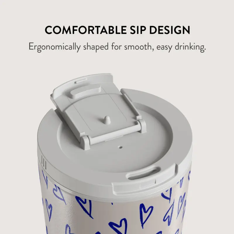 Burga Love Me Right - Termosmugg med Lock-/Sugrörs set - 2950536