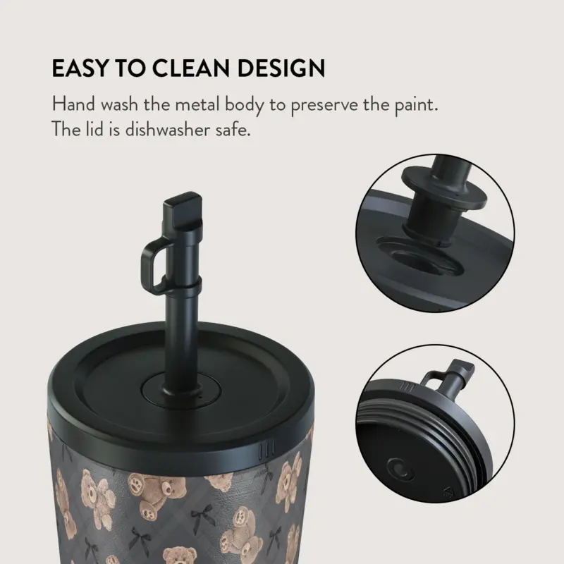 Burga BFF - Termosmugg med Lock-/Sugrörs set - 2950542