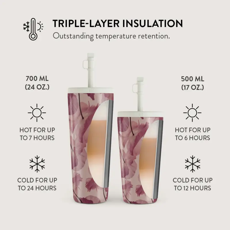 Burga Tender Kiss - Termosmugg med Lock-/Sugrörs set - 2950554