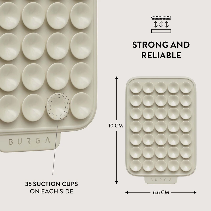 Burga StickPad-Sticky Grip Ljusgrå - 2966119