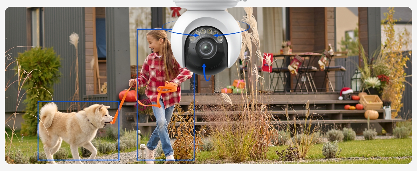 Reolink Altas PT Ultra - Panorering, lutning och automatisk spårning