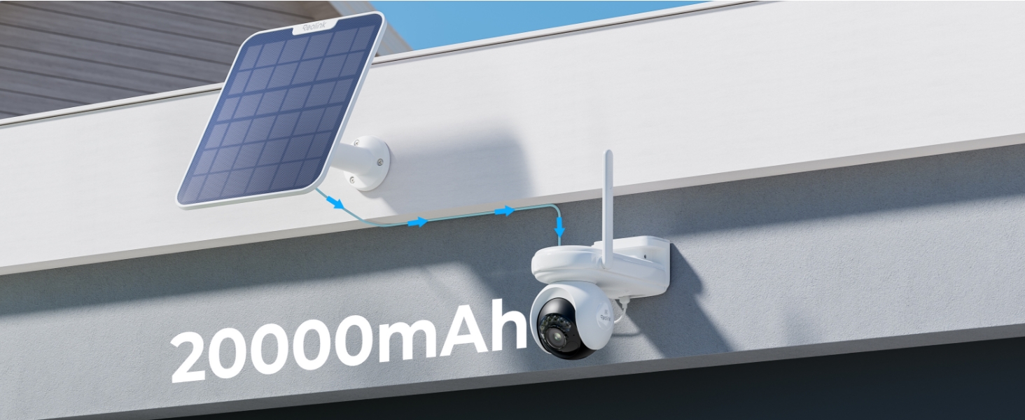 Reolink Altas PT Ultra - 20.000 mAh batteri med lång livslängd