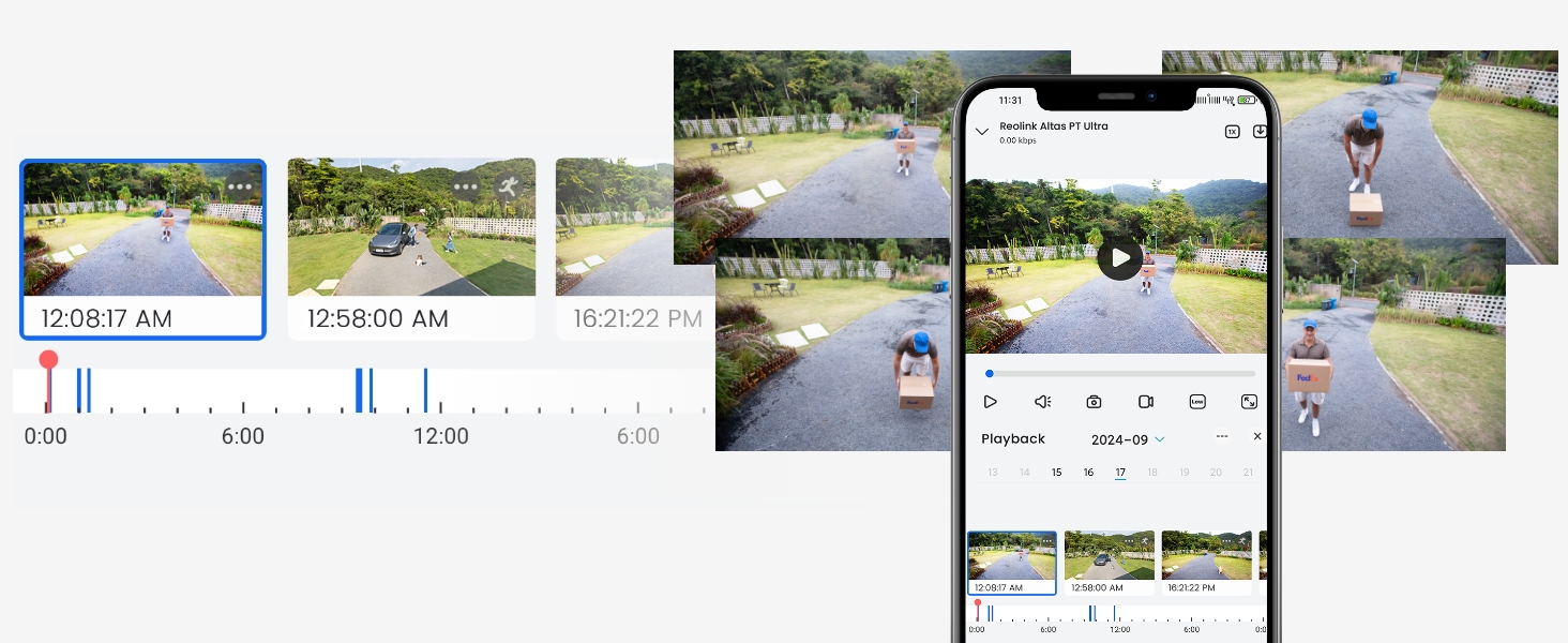 Kontinuerlig inspelning + förinspelning