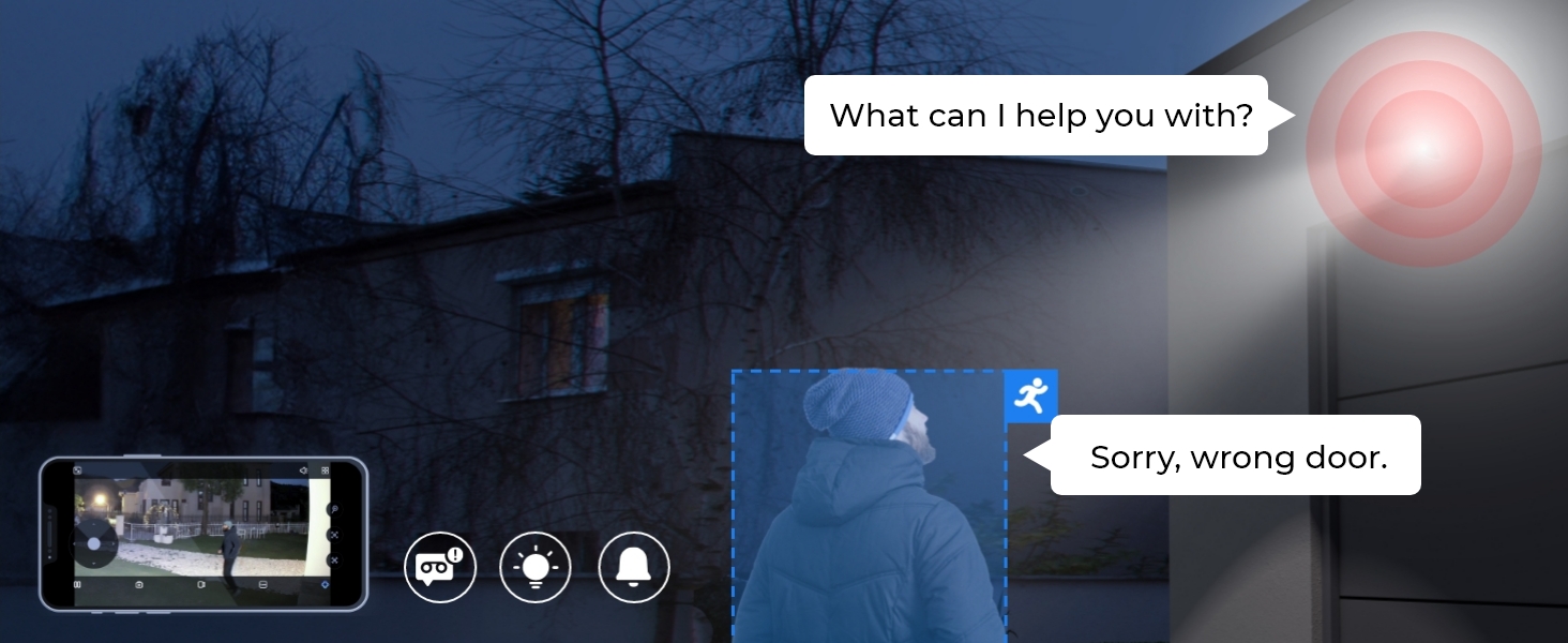 Reolink Altas PT Ultra - Dubbla avskräckande funktioner med ljud och ljus