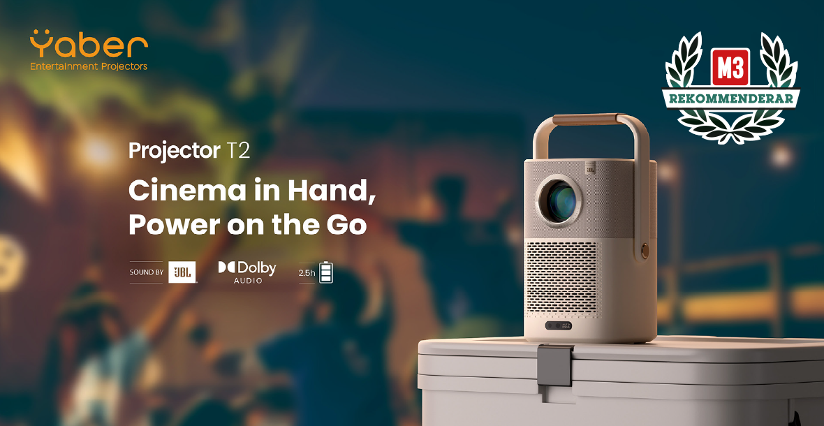 Yaber T2Plus med "M3 rekommenderar"